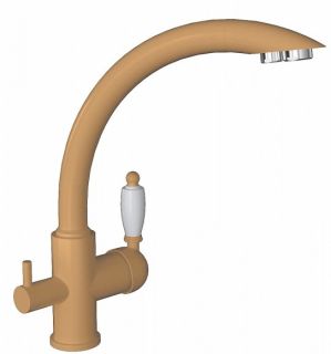 Смеситель для кухни Florentina Шале с подключением под фильтр капучино